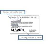 How do I find my member or account number?